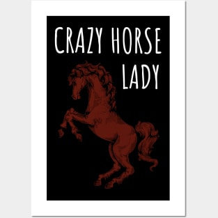 Crazy Horse Lady Posters and Art